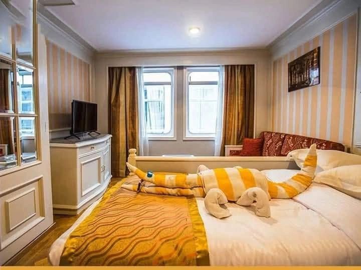Cabin aboard the MS Sultan Hassan Nile Cruise Nile cruise